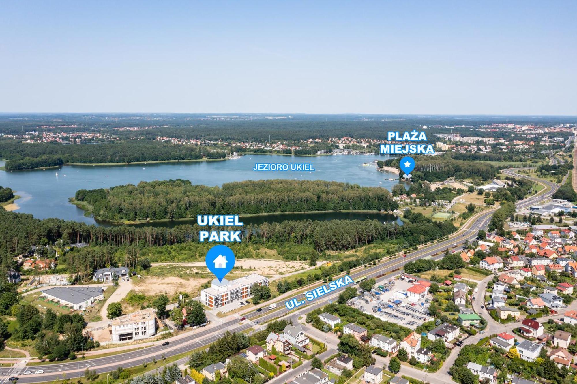 Apartament Ukiel Park 7 Przy Plazy Miejskiej - Klimatyzacja,Free Parking,Fv Ольштын Экстерьер фото